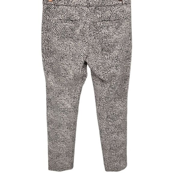 Banana Republic Womens 4 Ryan Pants in Cool Neutral Boa Print - Picture 3 of 12